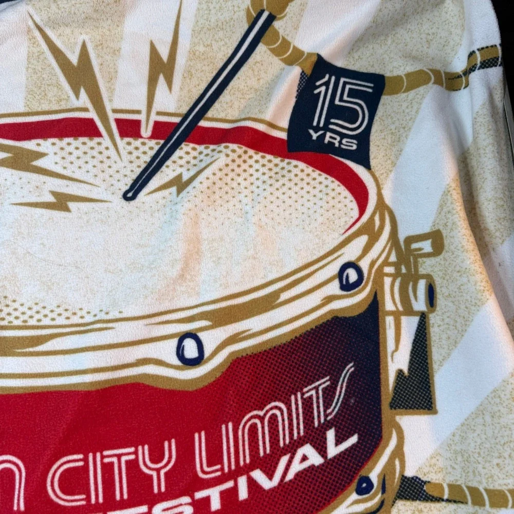 Austin City Limits Music‎ Festival Blanket 2016 ACL 15th Anniversary Zilker Park